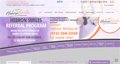 Desktop Screenshot of hebronsmiles.com